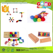 Alta calidad gabe juguetes niños inteligentes juguetes de madera OEM educativo gabe bead juguetes